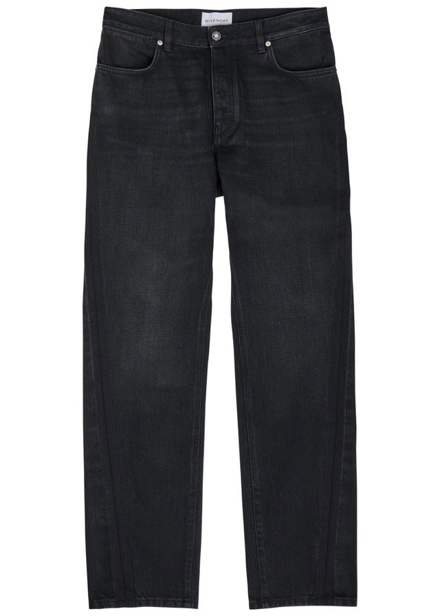 GIVENCHY Couture seam straight-leg jeans