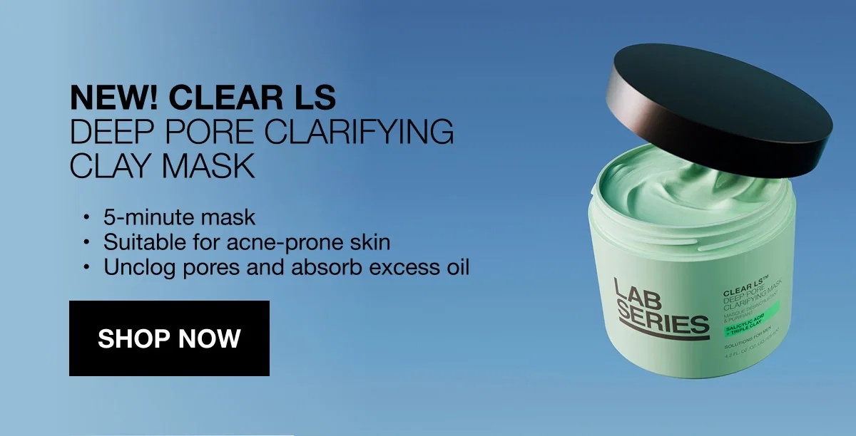 NEW! CLEAR LS | DEEP PORE CLARIFYING | CLAY MASK |  5-minute mask |  Suitable for acne-prone skin |  Unclog pores and absorb excess oil | SHOP NOW