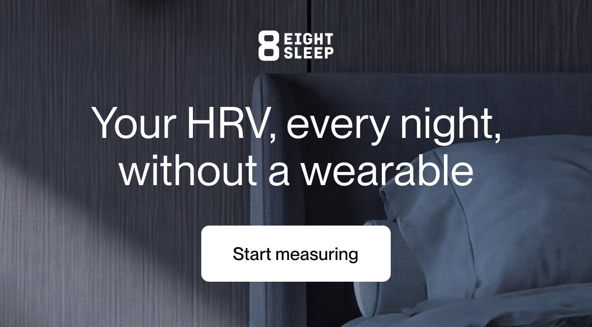 Your HRV, every night, without a wearable