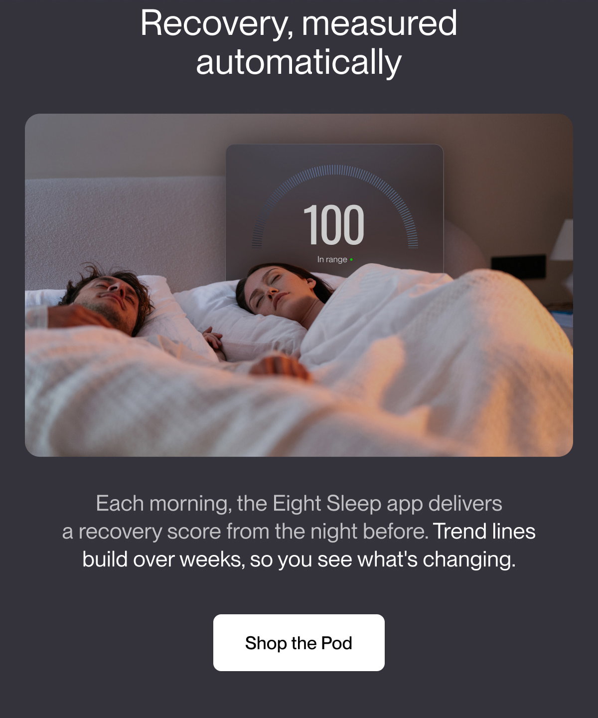 Recovery, measured automatically