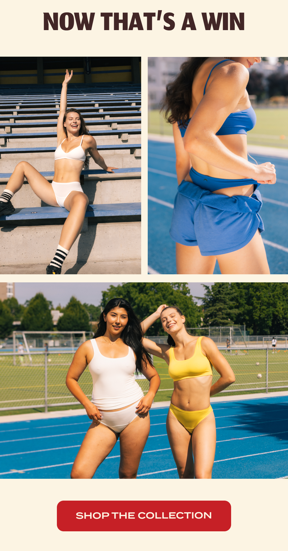 Now that's a win. Shop the Collection