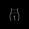 High and low waist