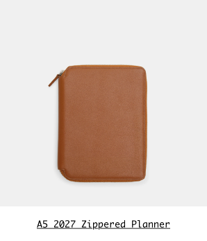 Shop A5 2027 Zippered Planner >