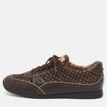 Size 39 Brown Monogram Fabric 