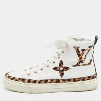 White Calf Hair and Leather St
