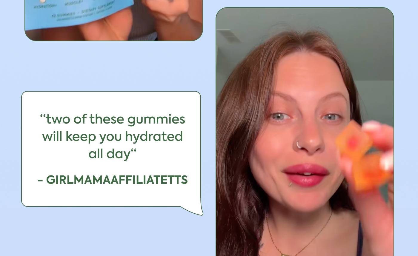 "two of these gummies will keep you hydrated all day" - GRILMAMAAFFILIATETTS