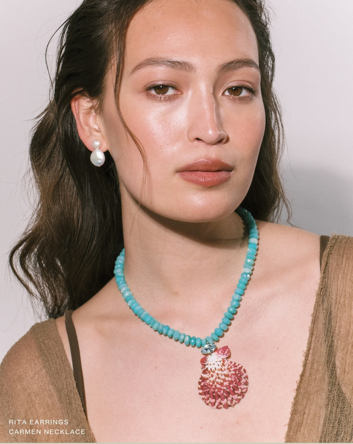 Rita earrings & Carmen necklace
