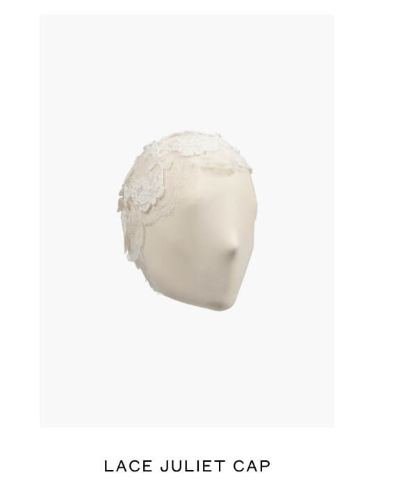 Lace juliet cap