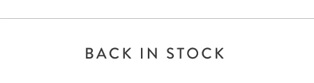Back in stock