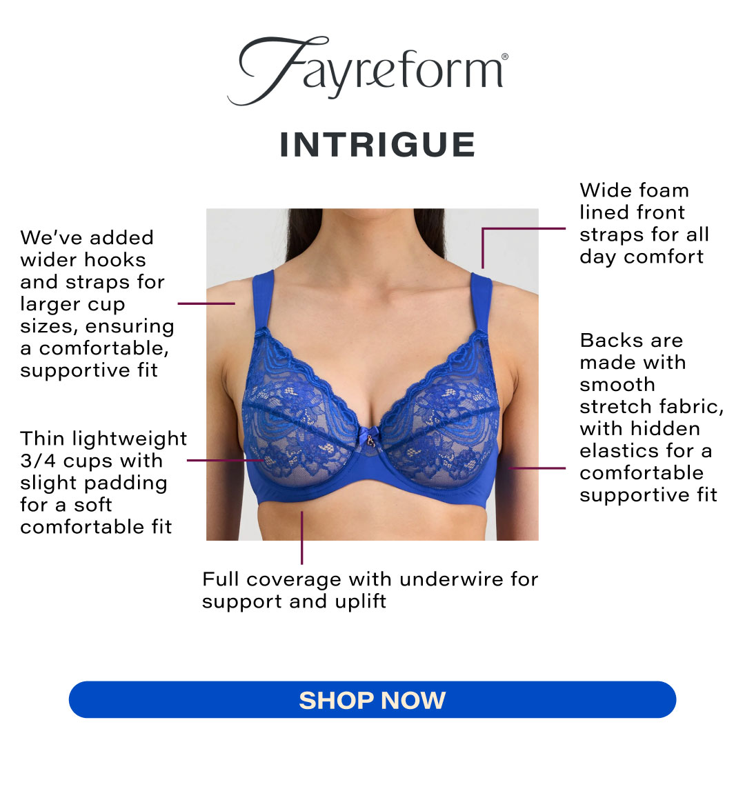 Intrigue Underwire Bra - Shop Now