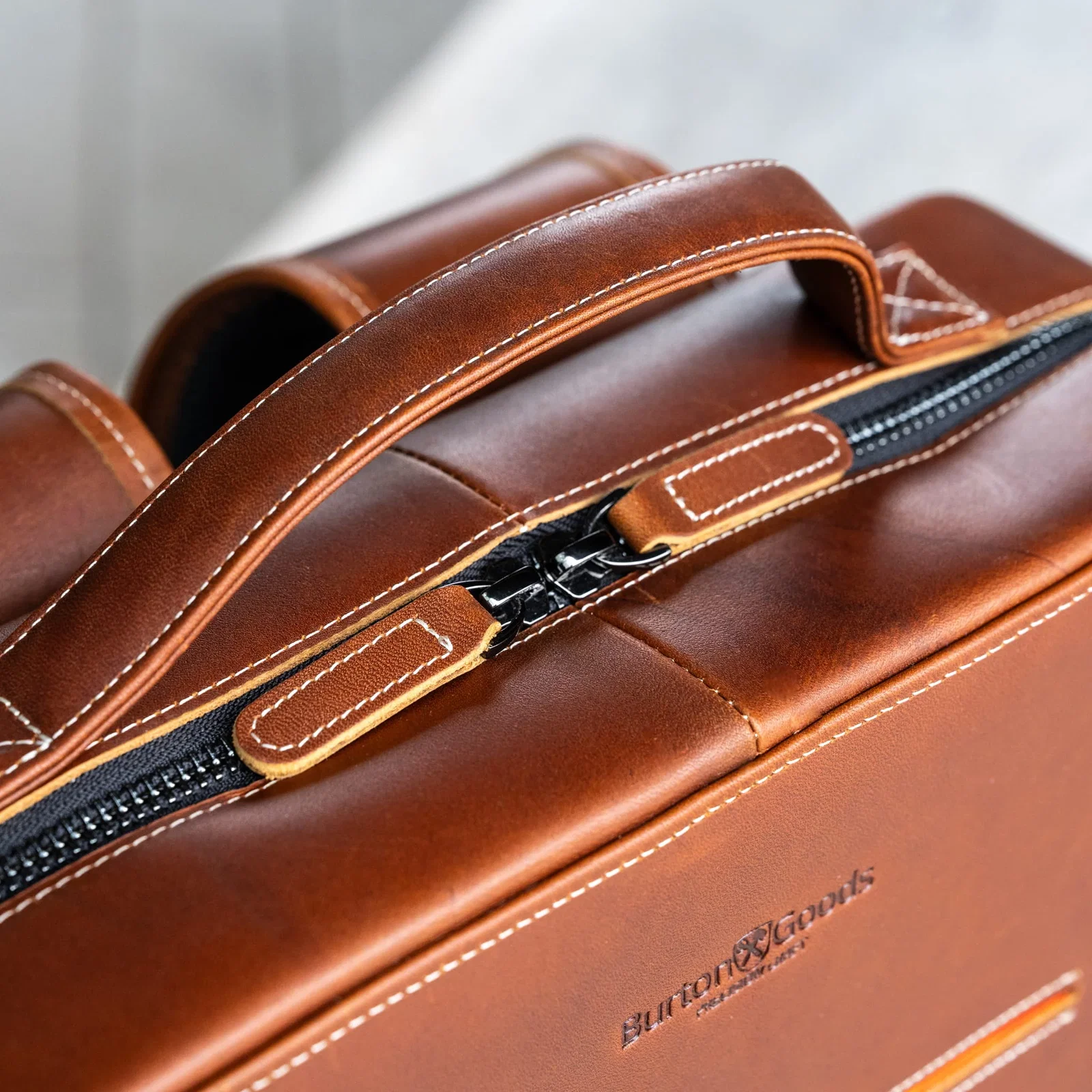 Modern Leather Laptop Backpack