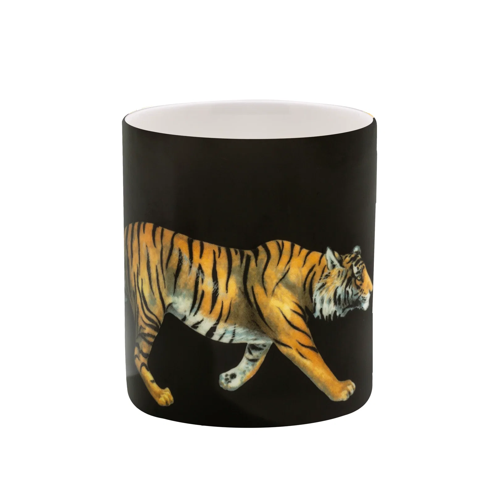 Image of Magnificent Wildlife Tiger - Pen Pot in Black