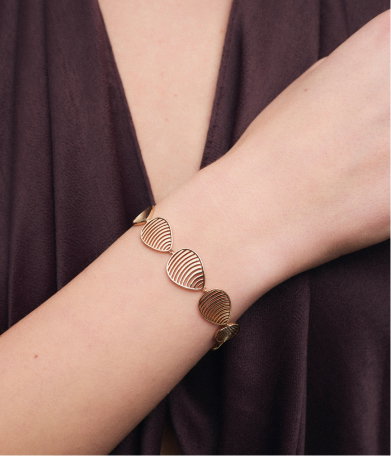 Pulsera rígida Nereida