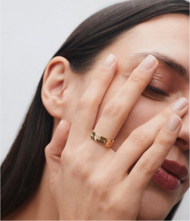 Anillo liso Reflexes