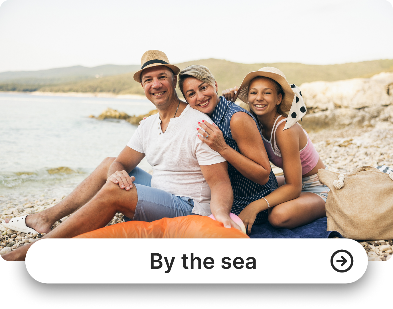 By the sea