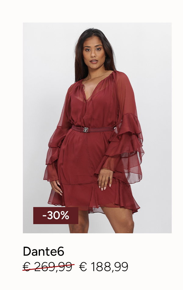 bordeaux dante6 minikleid