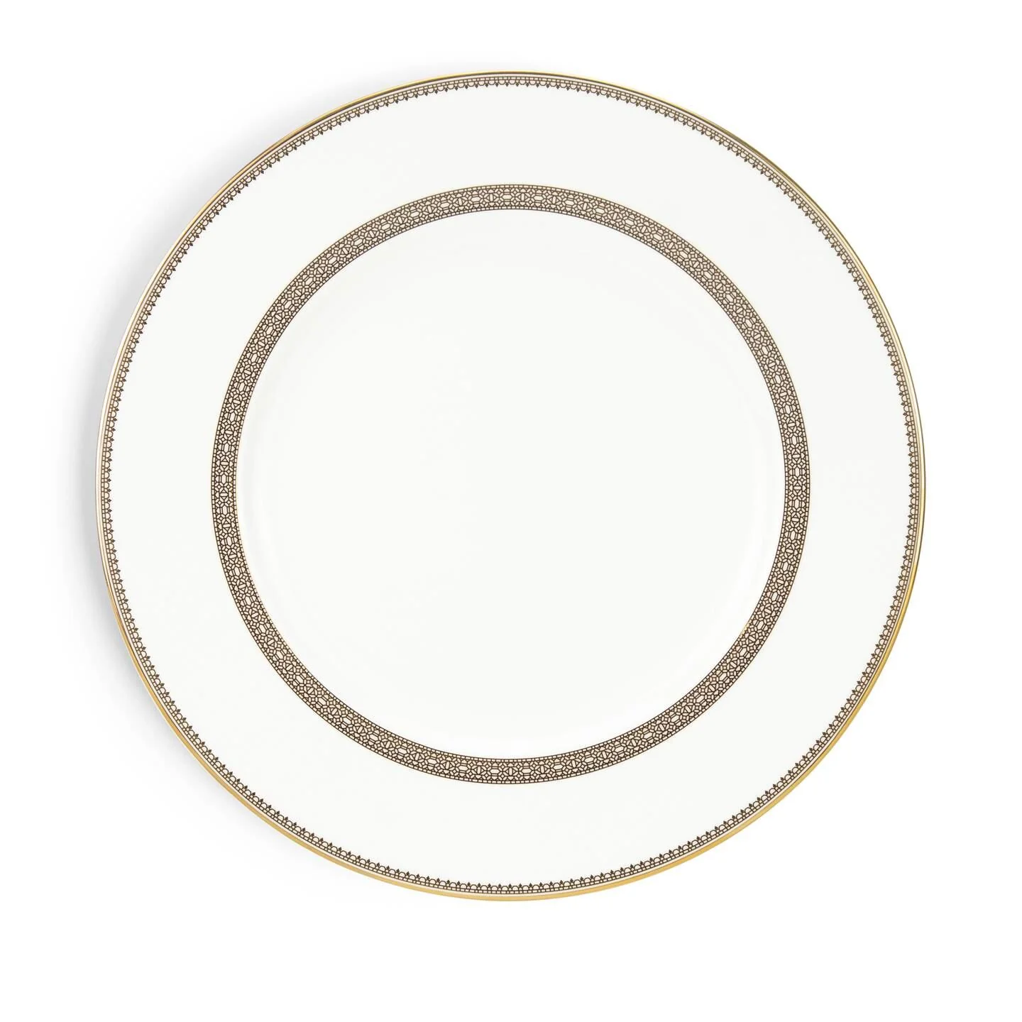 Vera Wang Lace Gold Dinner Plate