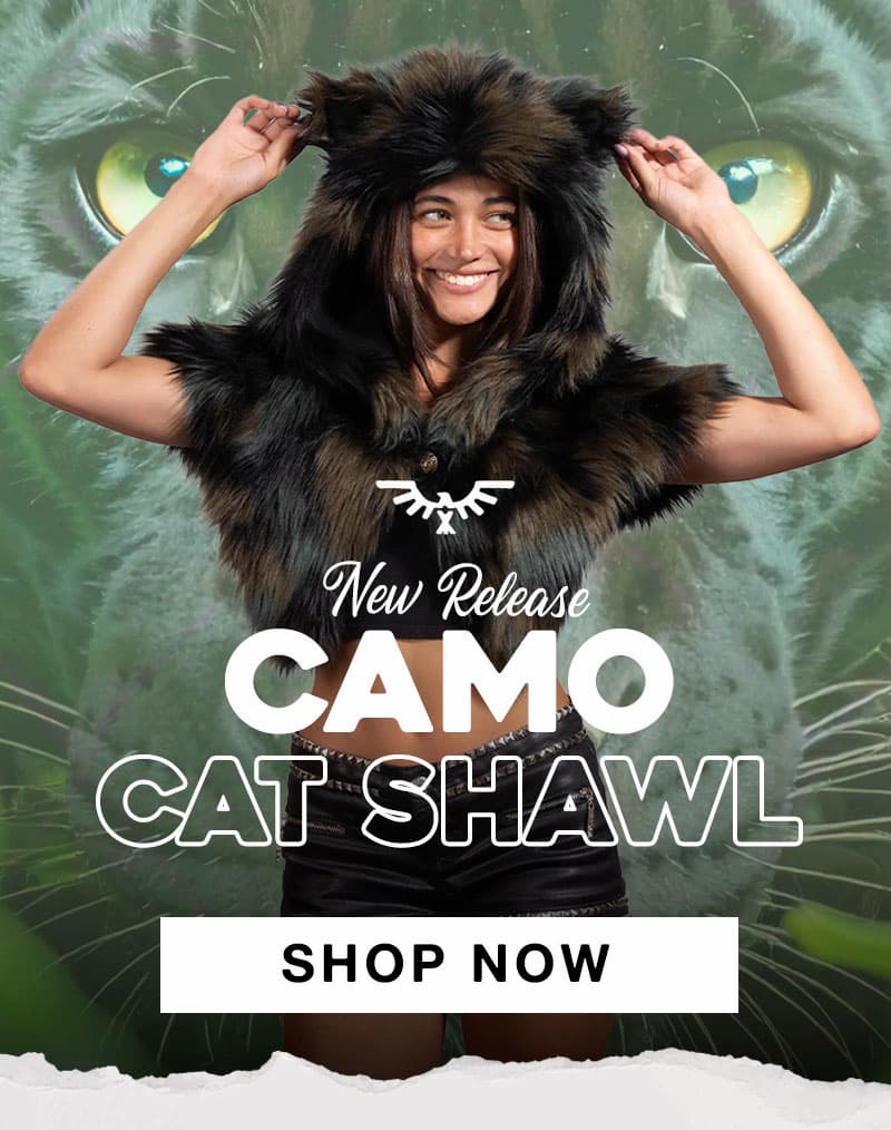 Shop Camo Cat Shawl