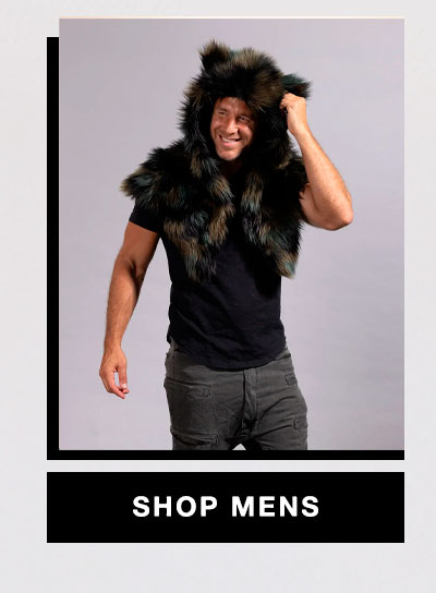 Camo Cat Classic Faux Fur Shawl | Men's