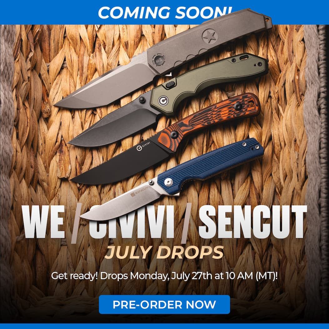 Coming Soon: WE/CIVIVI/SENCUT July Drops