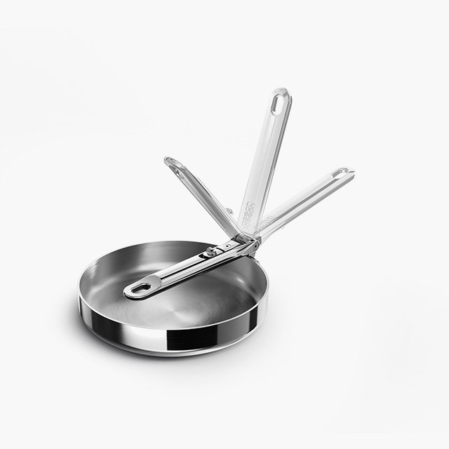 Space Steel Folding Handle 8" Frying Pan