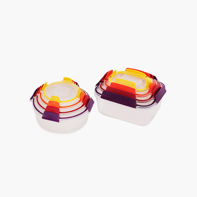 Nest™ Lock 16-Piece Multicolor Mixed Food Container Set