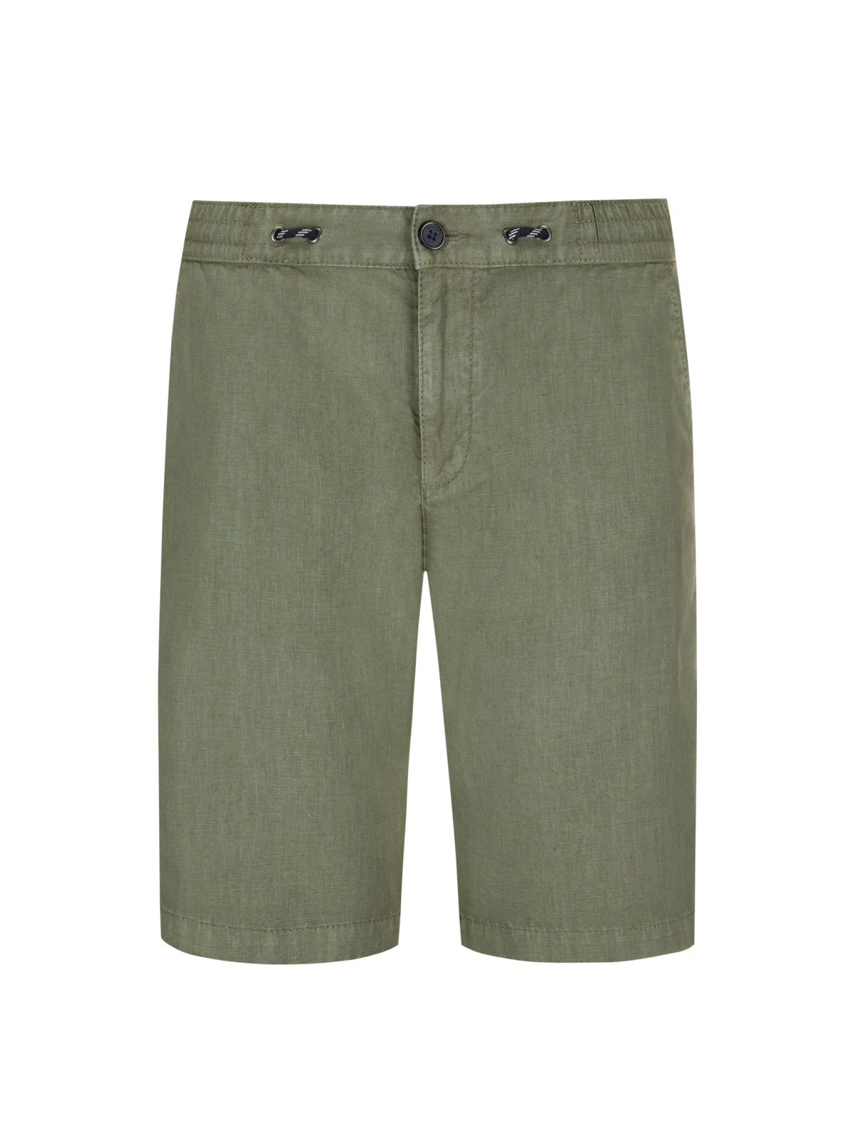 Lightweight shorts made from a linen-cotton blend