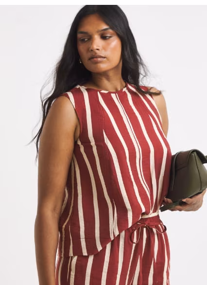 Co-ords in red and white stripe