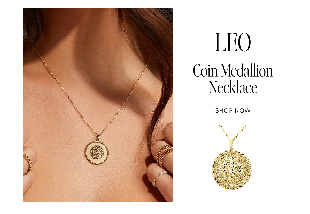 Zodiac Coin Medallion Necklace