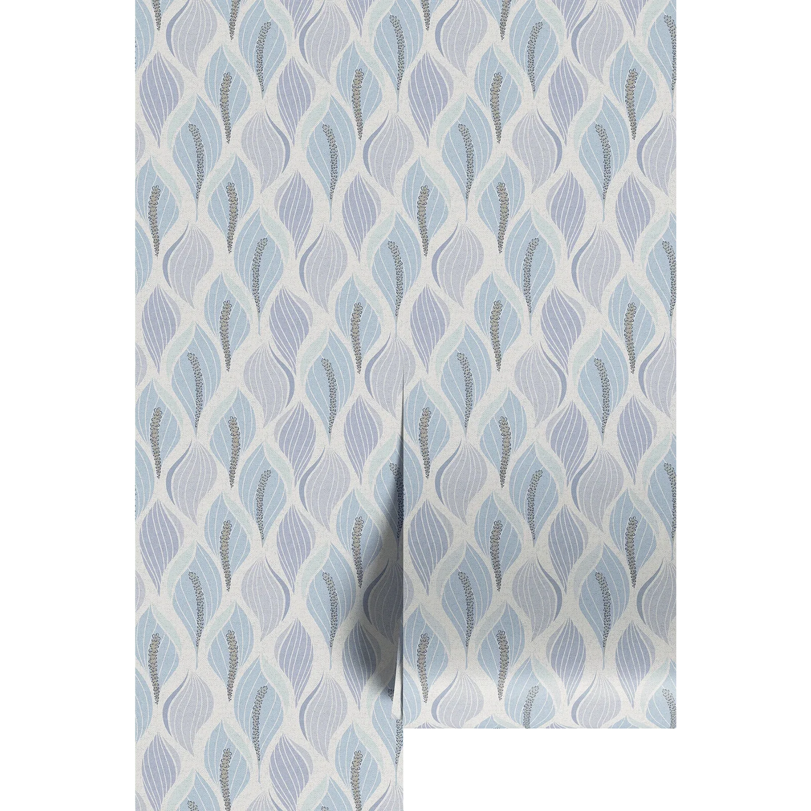 Image of Light Blue Lily Pattern