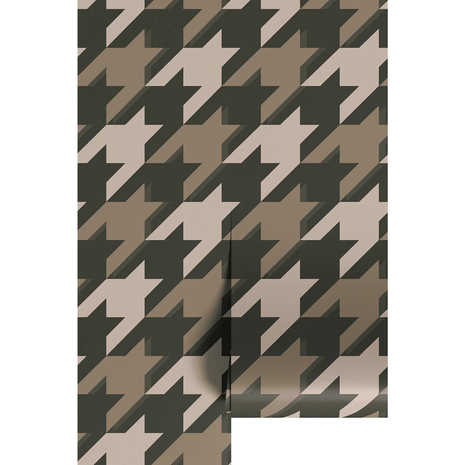 Image of Neutral Shaded Houndstooth Pattern