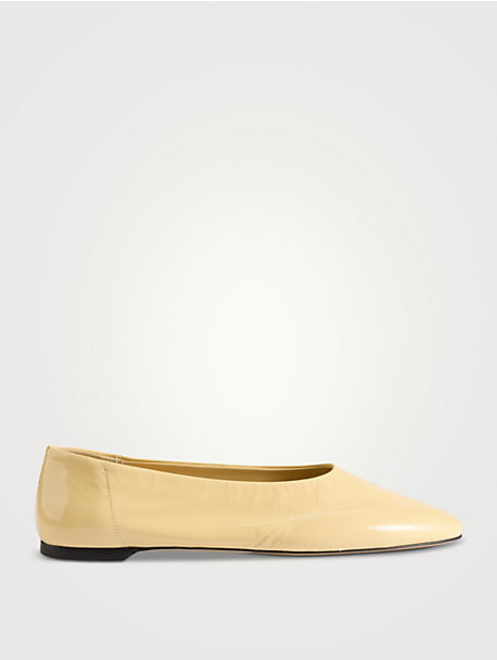 Slip Patent Leather Ballet Flats