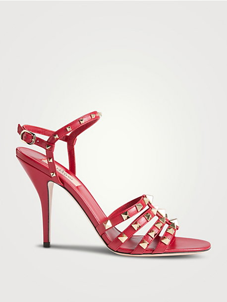 Rockstud Leather Sandals