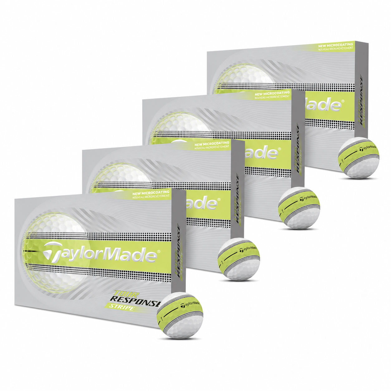 TaylorMade Tour Response Stripe 12 Golf Ball Pack