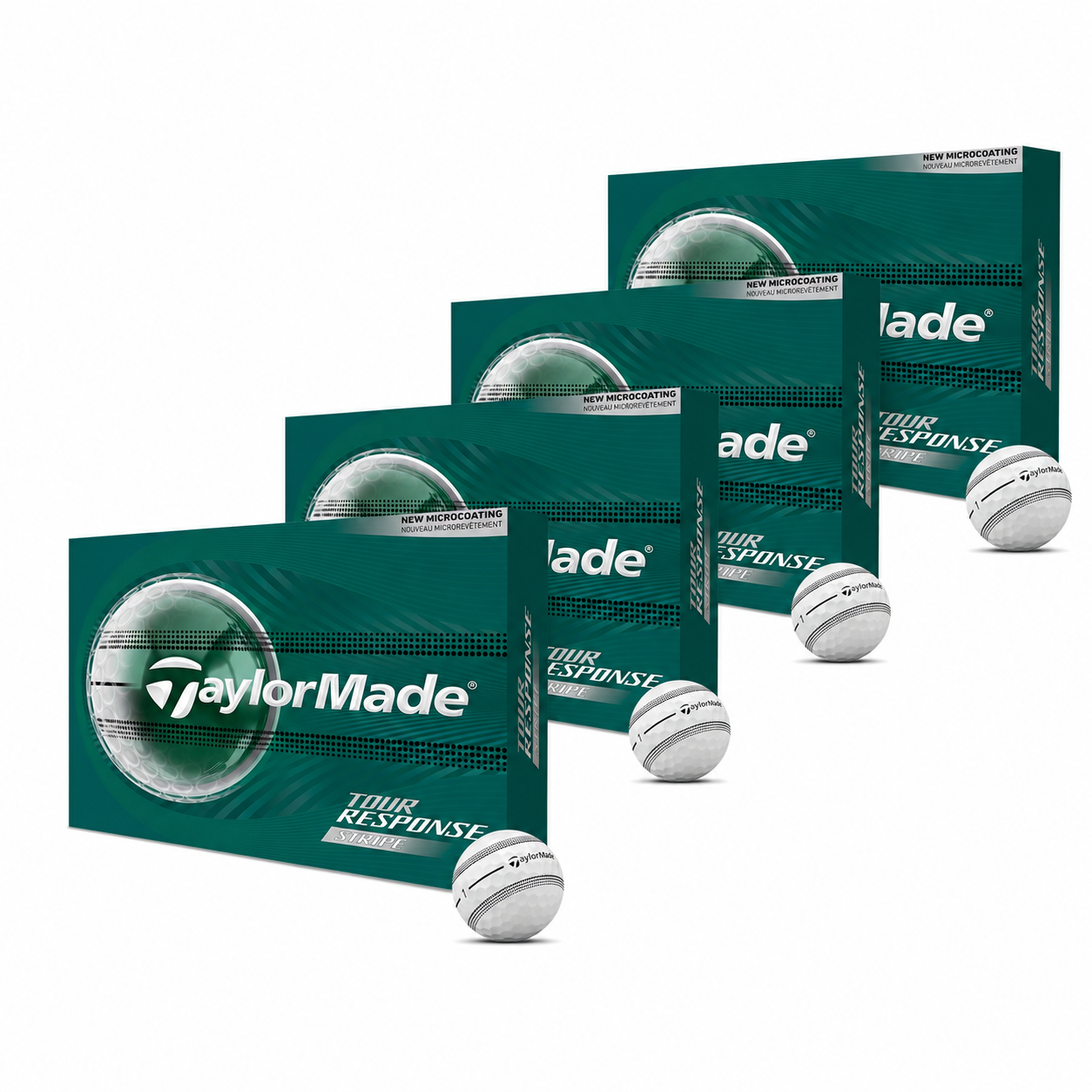 TaylorMade Tour Response Stripe 12 Golf Ball Pack