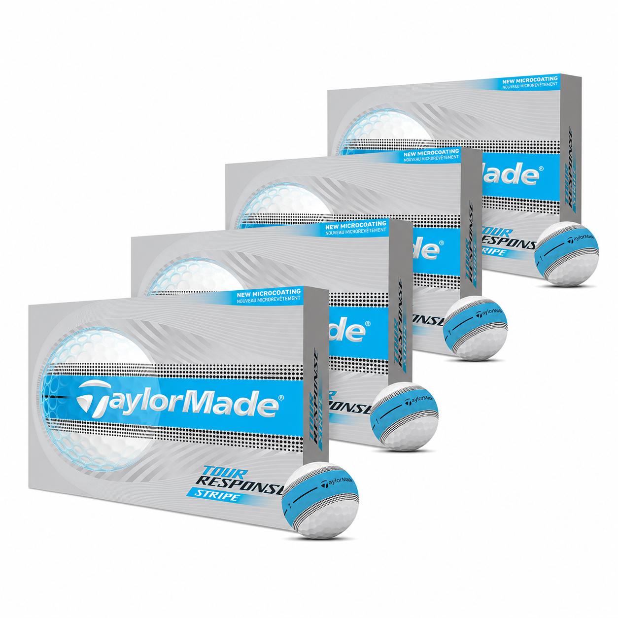 TaylorMade Tour Response Stripe 12 Golf Ball Pack