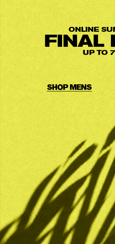 MEN'S SALE