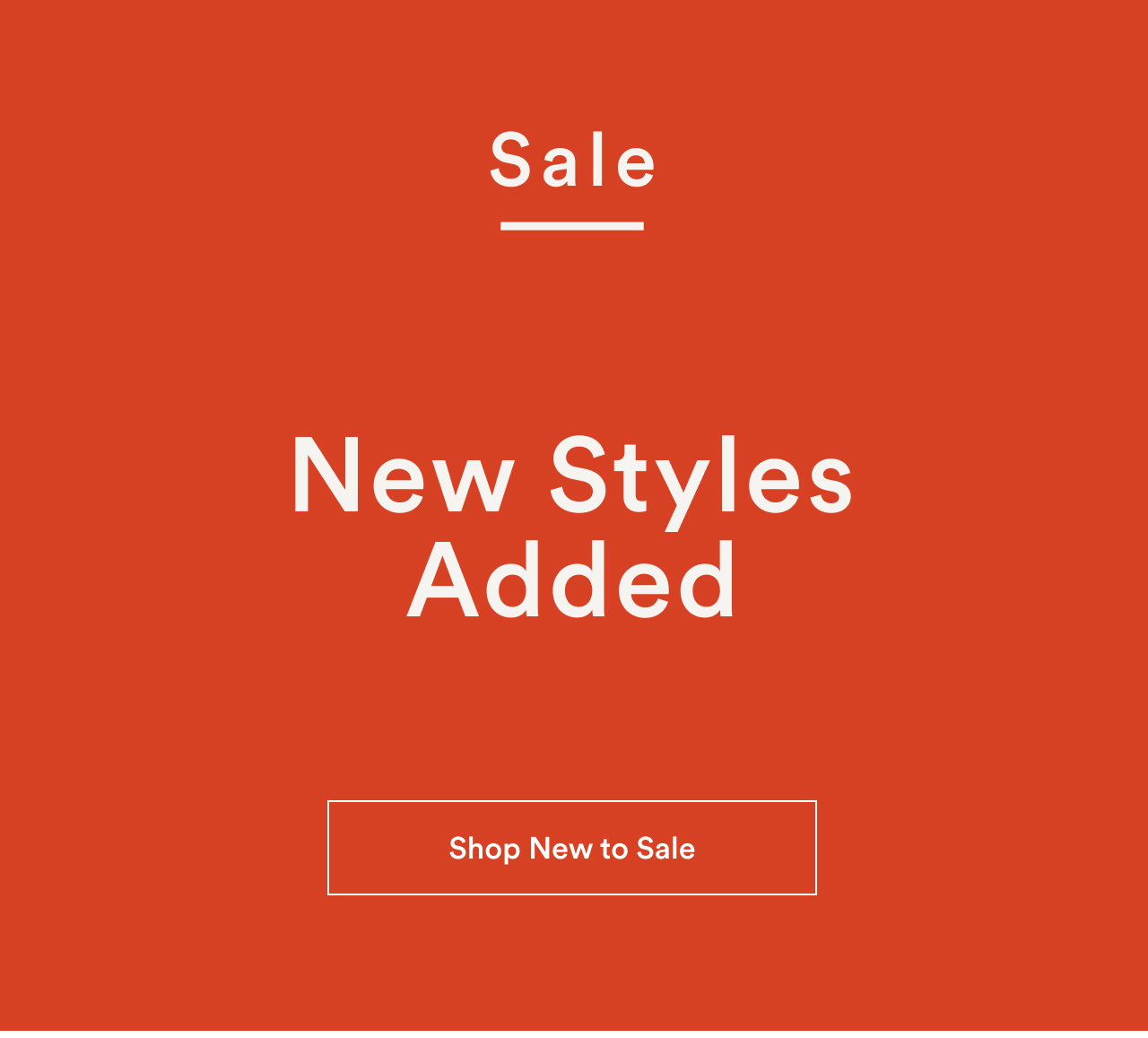 Shop New to Sale