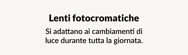 Lenti fotocromatiche