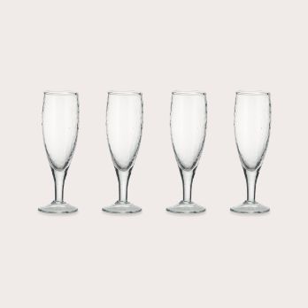 Yala Hammered Champagne Glass