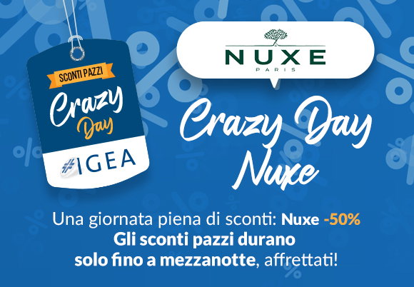 Crazy Day Nuxe: 24H tutto il brand con sconto del 50%!