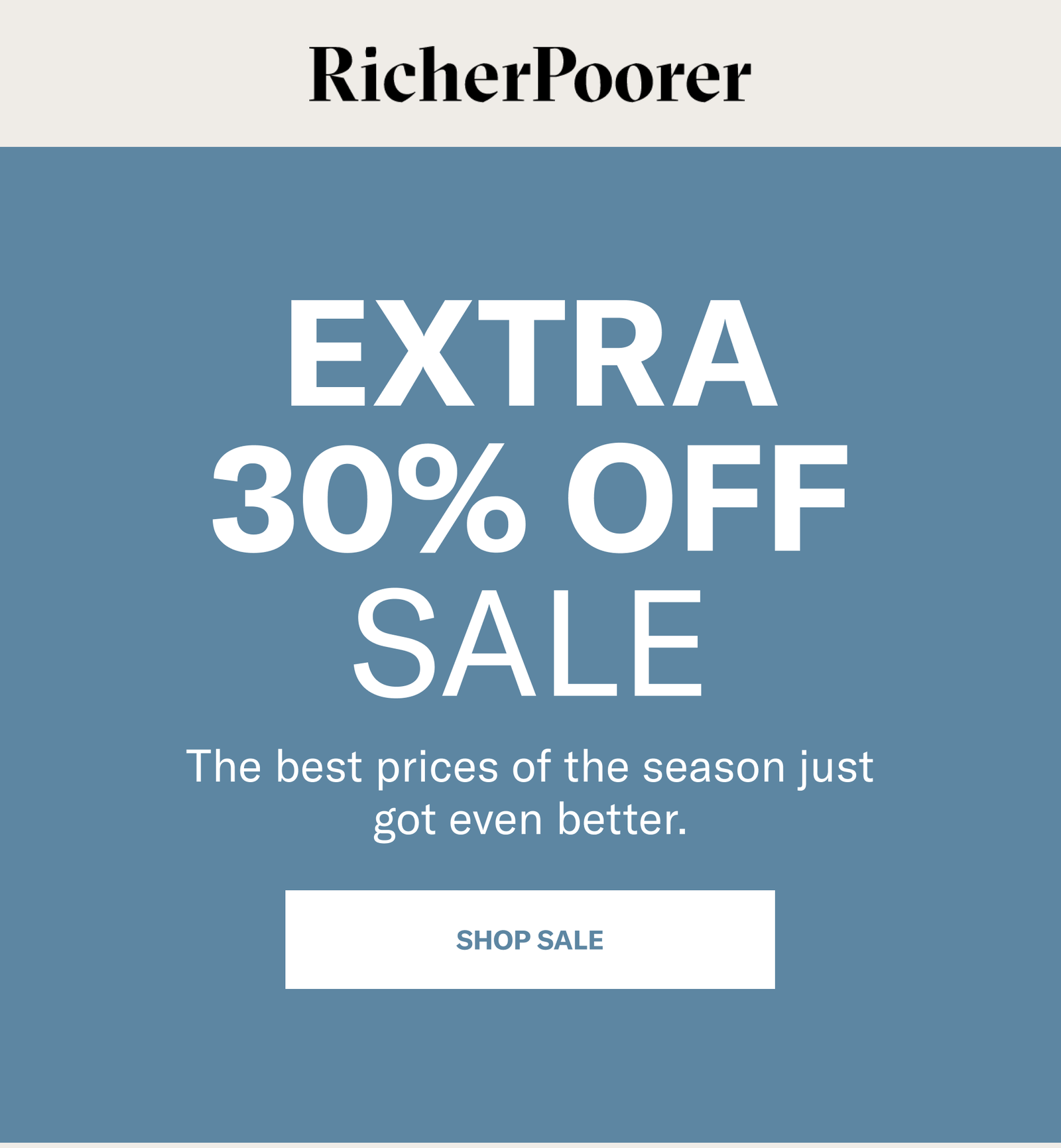 EXTRA 30% OFF SALE [SHOP SALE]