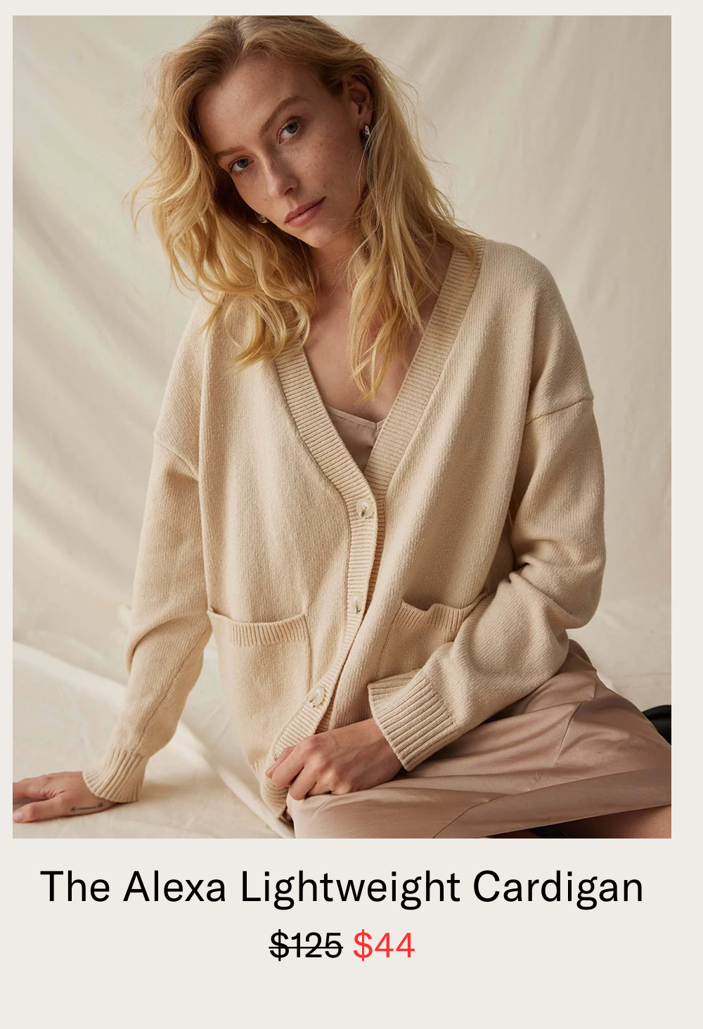 The Alexa Lightweight Cardigan