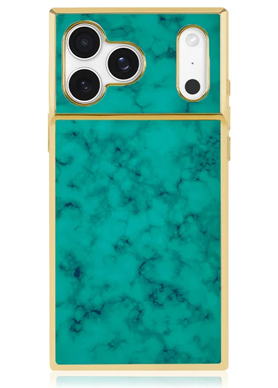Image of SQUARE® Gilded Turquoise Case
