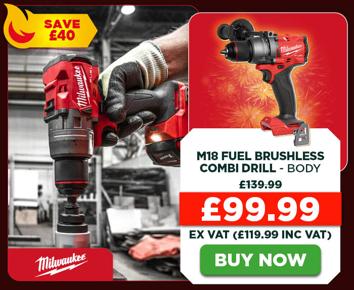 Milwaukee M18 FPD3-0 18V FUEL Brushless Combi Drill - Body