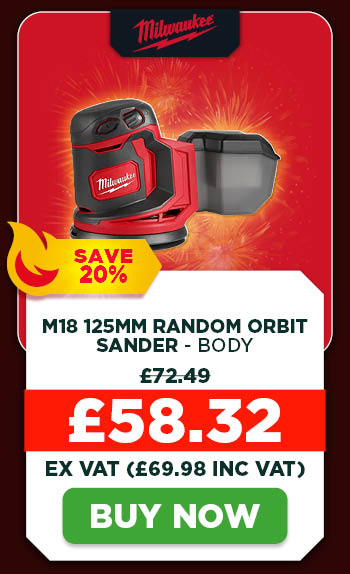 Milwaukee M18 BOS125-0 18V 125mm Random Orbit Sander - Body