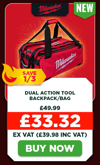 Milwaukee M12 Dual Action Tool Backpack/Bag