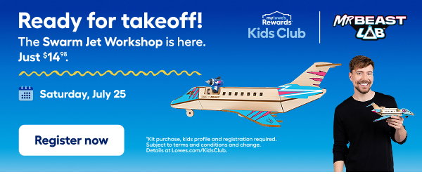 MrBeast Swarm Jet- Mr. Beast lab Mylowes rewards. kids club. Ready for takeoff!