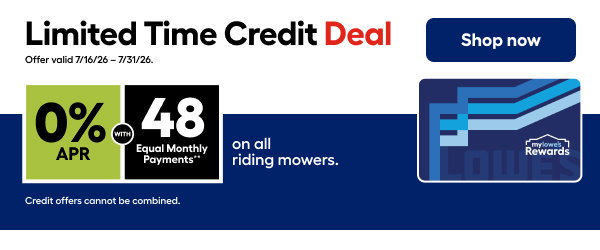 Limited Time Credit Deal.