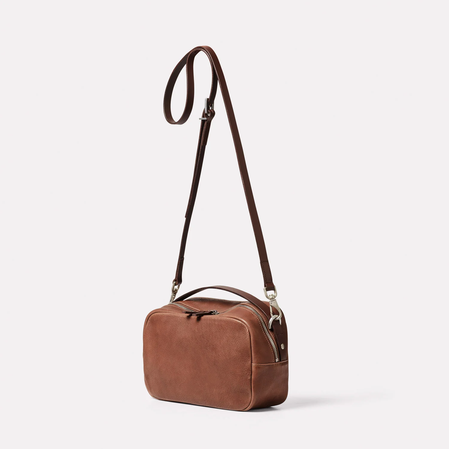 Image of Leila Plus Calvert Leather Crossbody Bag